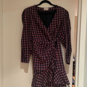 Tanya taylor Plaid Print Mini Dress